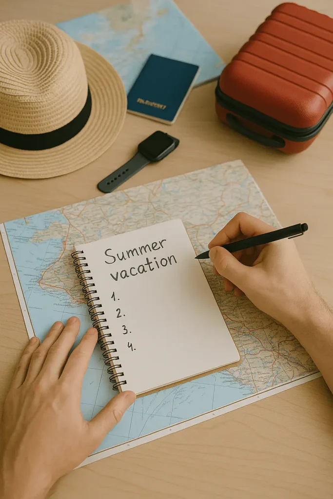 organiser vacances été